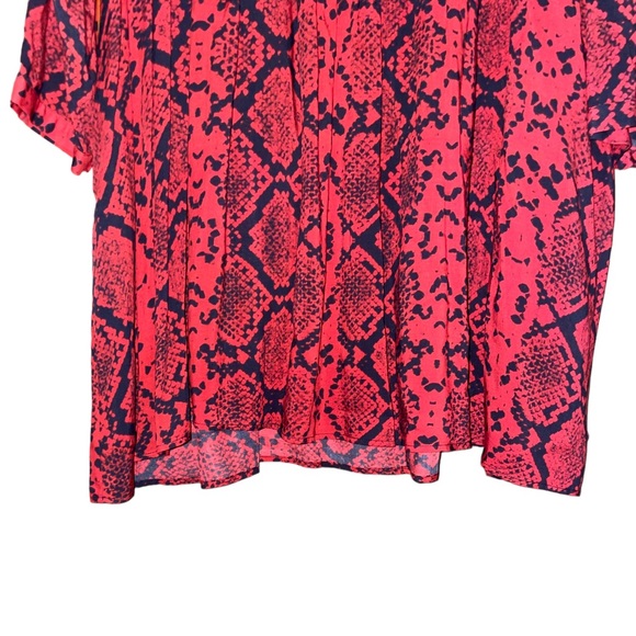 Zara Long Sleeve Snakeskin Dress - Picture 5 of 11